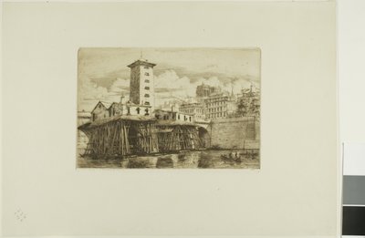 La Pompe Notre-Dame, Paris - Charles Meryon