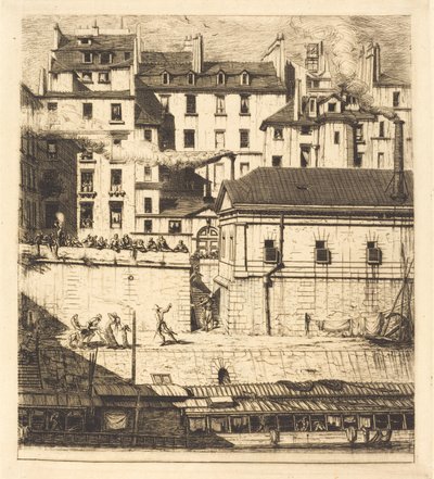 La Morgue, Paris - Charles Meryon