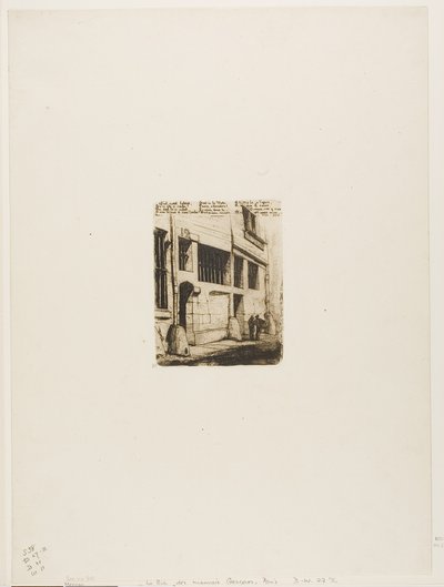 La rue des Mauvais Garçons - Charles Meryon