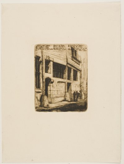La rue des Mauvais Garçons - Charles Meryon