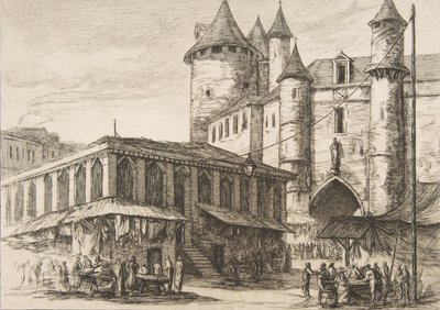 Le Grand Châtelet, Paris vers 1780, d