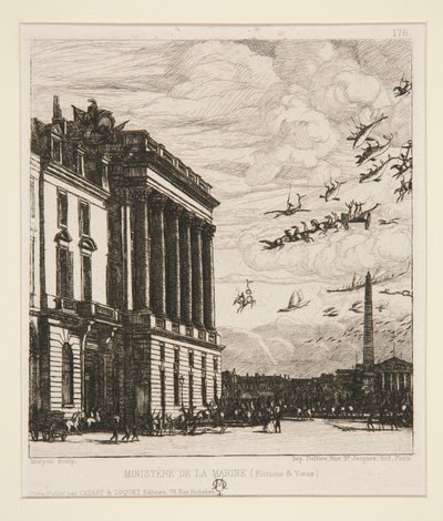 Le Ministère de la Marine - Charles Meryon