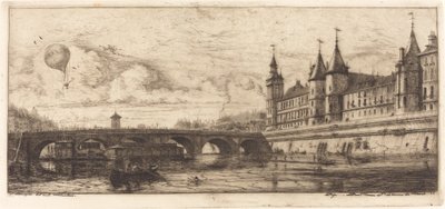 Le Pont-au-Change, Paris - Charles Meryon
