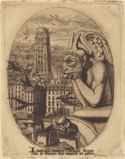 Le stryge - Charles Meryon