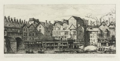 Partie de la ville de Paris à la fin du XVIIe siècle - Charles Meryon