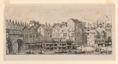 Partie de la Cité vers la fin du XVIIe Siècle - Charles Meryon