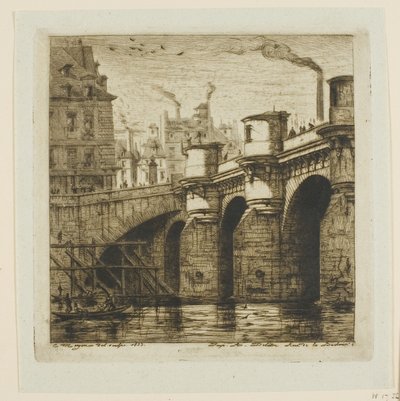 Pont-Neuf, Paris - Charles Meryon