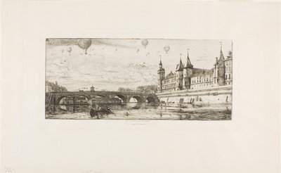 Pont-au-Change, Paris - Charles Meryon