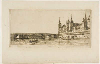 Pont-au-Change, Paris - Charles Meryon