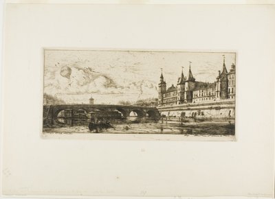 Pont-au-Change, Paris - Charles Meryon