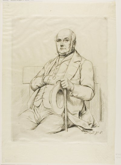 Portrait de Casimir le Conte - Charles Meryon