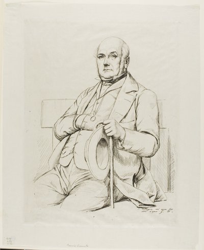 Portrait de Casimir le Conte - Charles Meryon