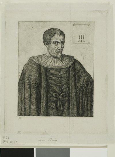 Portrait de Jean Besly, historien - Charles Meryon