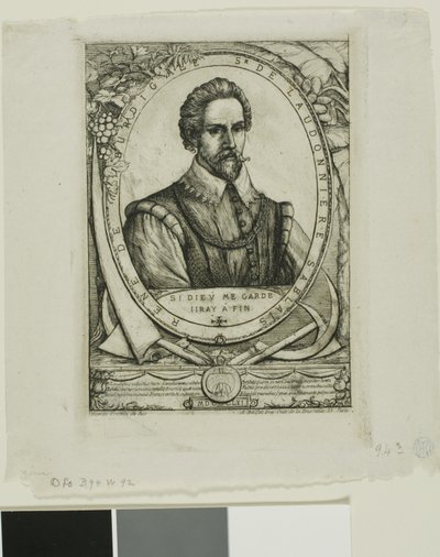 Portrait de René de Laudonnière Sablais (de Burdigale) - Charles Meryon