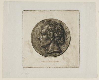 Portrait du poète Evariste Boulay-Paty - Charles Meryon