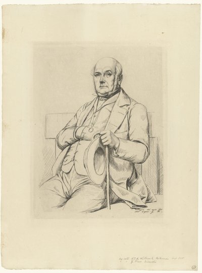 Portrait de Casimir Le Conte - Charles Meryon