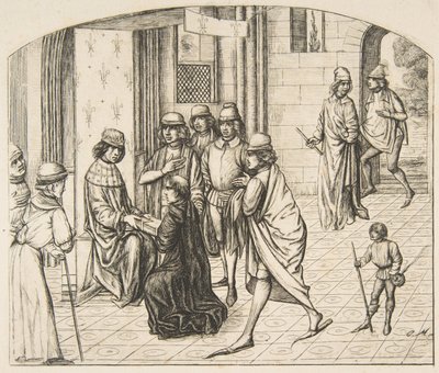Présentation de Valerius Maximus au roi Louis XI, 1862 - Charles Meryon