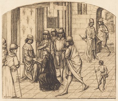 Présentation du Valère Maxime au Roi Louis XI - Charles Meryon