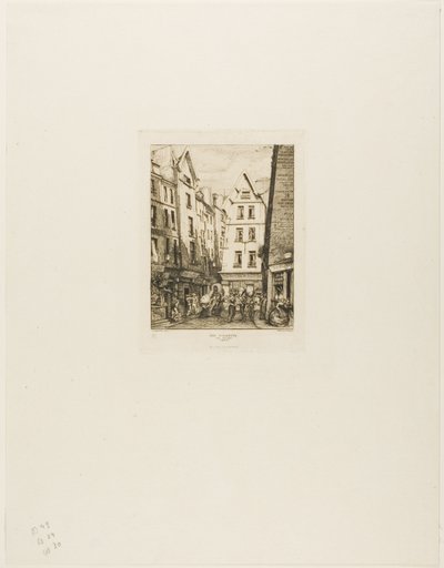 Rue Pirouette aux Halles, Paris - Charles Meryon