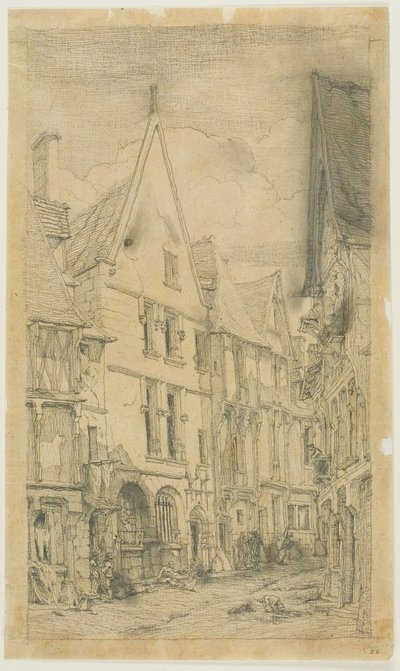 Rue des Toiles, Bourges - Charles Meryon