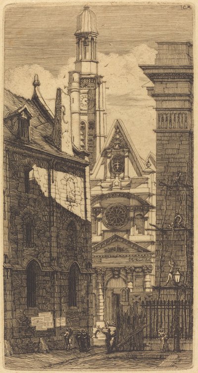 Saint-Étienne-du-Mont, Paris - Charles Meryon