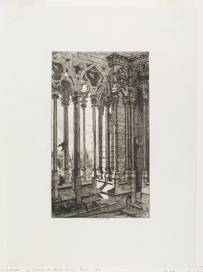 La Galerie de Notre-Dame, Paris - Charles Meryon