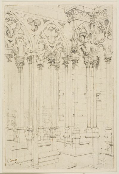 Galerie de Notre-Dame, Paris - Charles Meryon