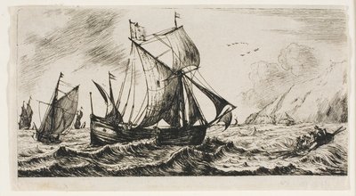 La galiote de Jean de Vyl de Rotterdam - Charles Meryon