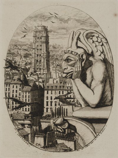 La gargouille - Charles Meryon