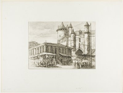 Le Grand Châtelet, Paris, c. 1780, d