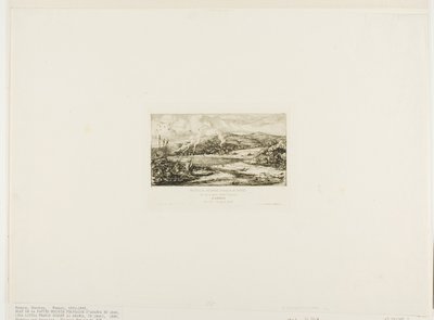La petite colonie française à Akaroa, 1845 - Charles Meryon