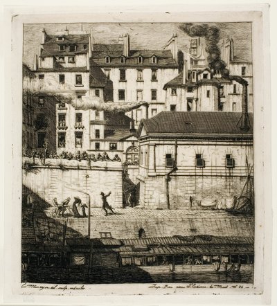 La Morgue, Paris - Charles Meryon