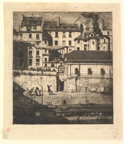 La Morgue, Paris - Charles Meryon