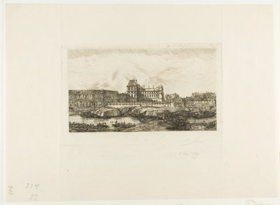 Le Vieux Louvre, Paris, 1651 - Charles Meryon