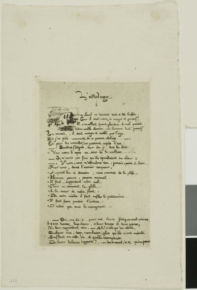 Le laboureur et son cheval - Charles Meryon