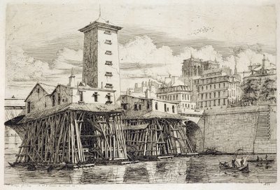 La pompe, Notre Dame - Charles Meryon