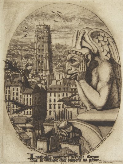 Le Vampire, 1853 - Charles Meryon