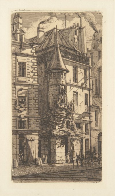 Tourelle, Rue de la Tixeranderie - Charles Meryon