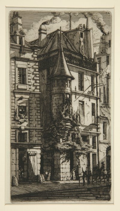 Tourelle, rue de la Tixeranderie - Charles Meryon