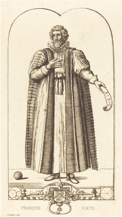 François Viète - Charles Meryon after Jean Rabel