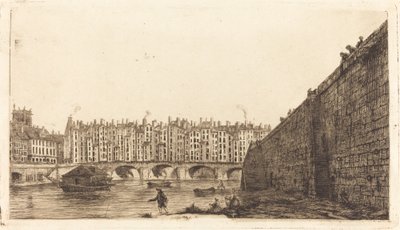 Le Pont-au-Change, Paris, vers 1784 - Charles Meryon after Victor Jean Nicolle