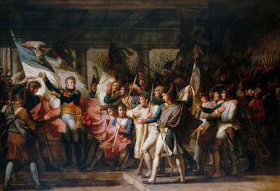 Le maréchal Ney et les soldats du 76e régiment de ligne récupèrent leurs couleurs de l