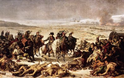 Napoléon sur le champ de bataille d