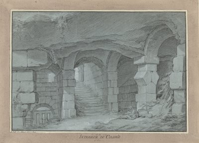 Vue dans le Colisée - Charles Michel Ange Challe