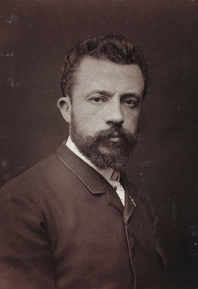 Album Artistique et Biographique, 5ème année, Salon 1885; portrait du peintre belge Évariste Carpentier (1845-1922) - Charles Michelez