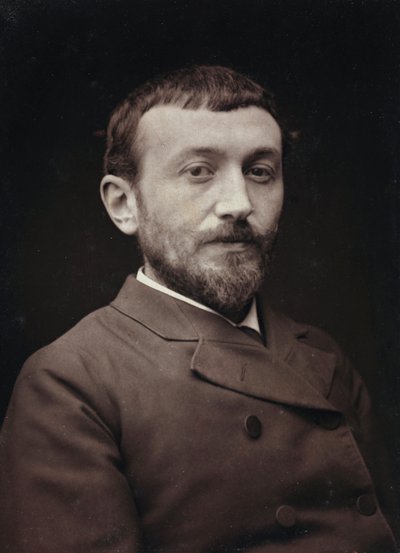 Album Artistique et Biographique, 5ème année, Salon 1885; portrait du peintre français Alfred-Henri Bramtot (1852-1894) - Charles Michelez
