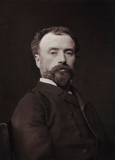 Album Artistique et Biographique, 5ème année, Salon 1885; portrait du peintre français Hippolyte Dominique Berteaux (1843-1926) - Charles Michelez