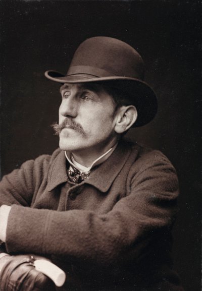Album Artistique et Biographique, 5ème année, Salon 1885; portrait du peintre français Georges-Louis Hyon (1855-1901) - Charles Michelez