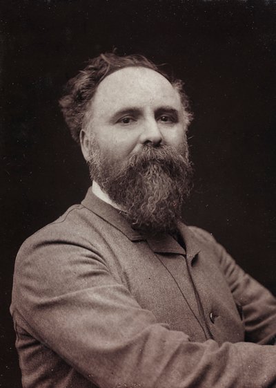 Album Artistique et Biographique, 5me année, Salon 1885; portrait du peintre français Diogène Ulysse Napoléon Maillart (1840-1926) - Charles Michelez