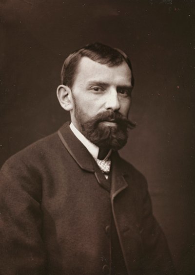 Album Artistique et Biographique, 6me année, Salon 1885; portrait du peintre français Victor Gabriel Gilbert (1847-1933) - Charles Michelez
